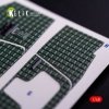 KELIK K48081 O-2A Skymaster interior 3D decals green decoration type for ICM kit 1/48